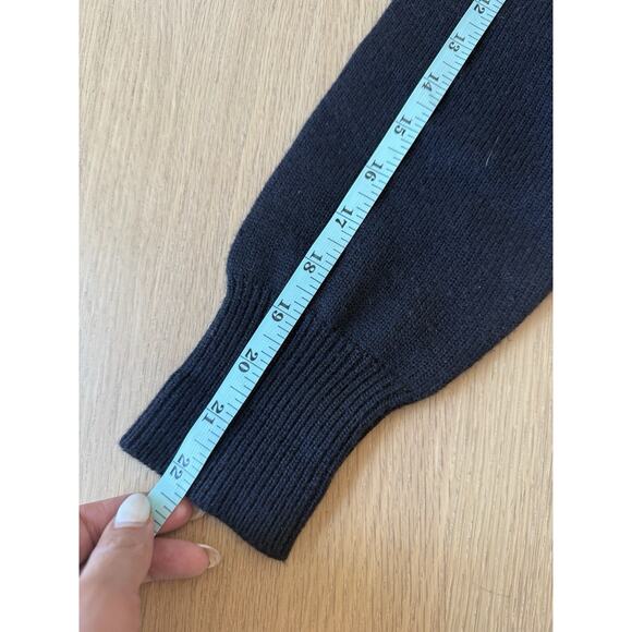 Evan Picone Merino Wool Sweater Shoulder Padded Medium Grandpacore 2258 - Picture 11 of 11